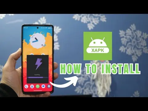 XAPK file installer guide on Android phone